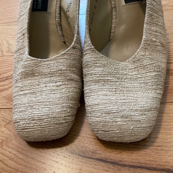 Vintage block heel sling back shoes - Picture 4 of 6